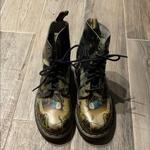 Hieronymus Bosch Print Pascal 8-eyelet Dr Martens